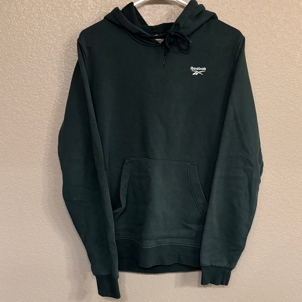Reebok Men's Dark Green Hoodie